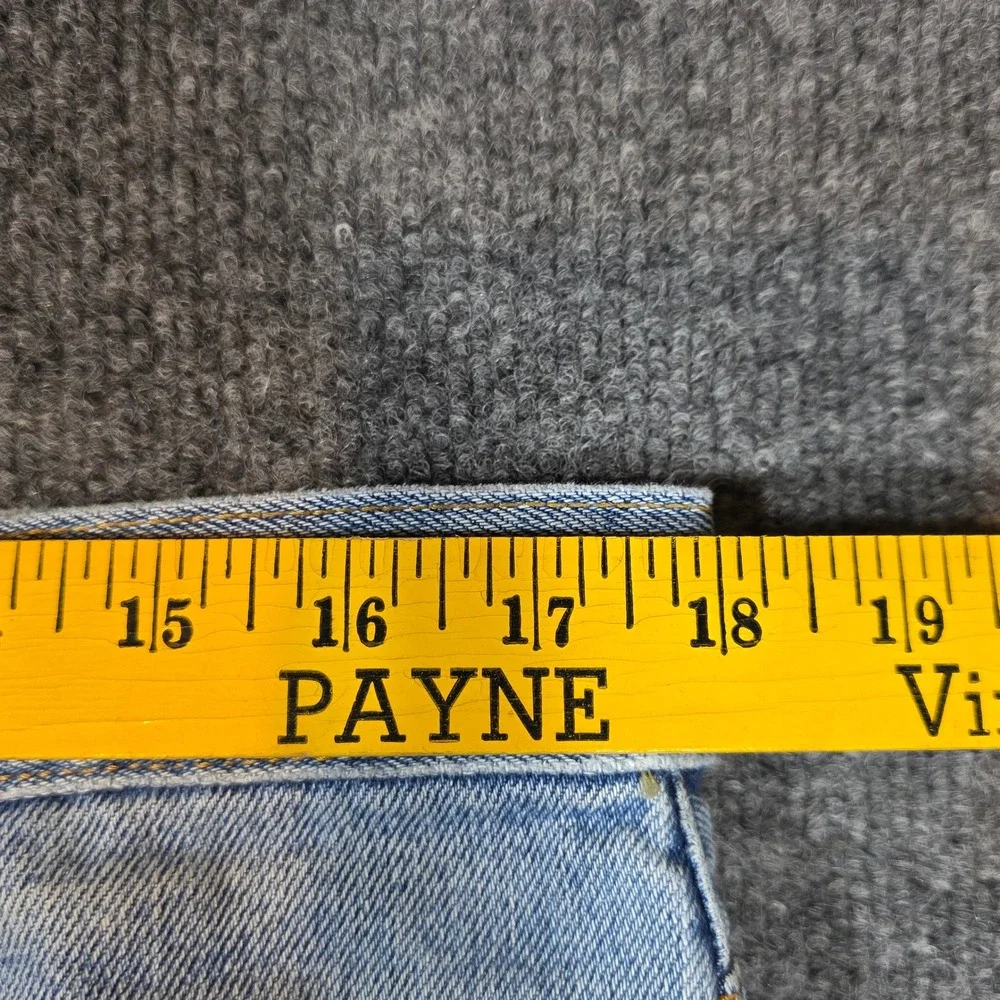 Levis 505 36x30‎ Regular Fit Straight Leg Light Wash Blue Denim Mens Jeans Y2K